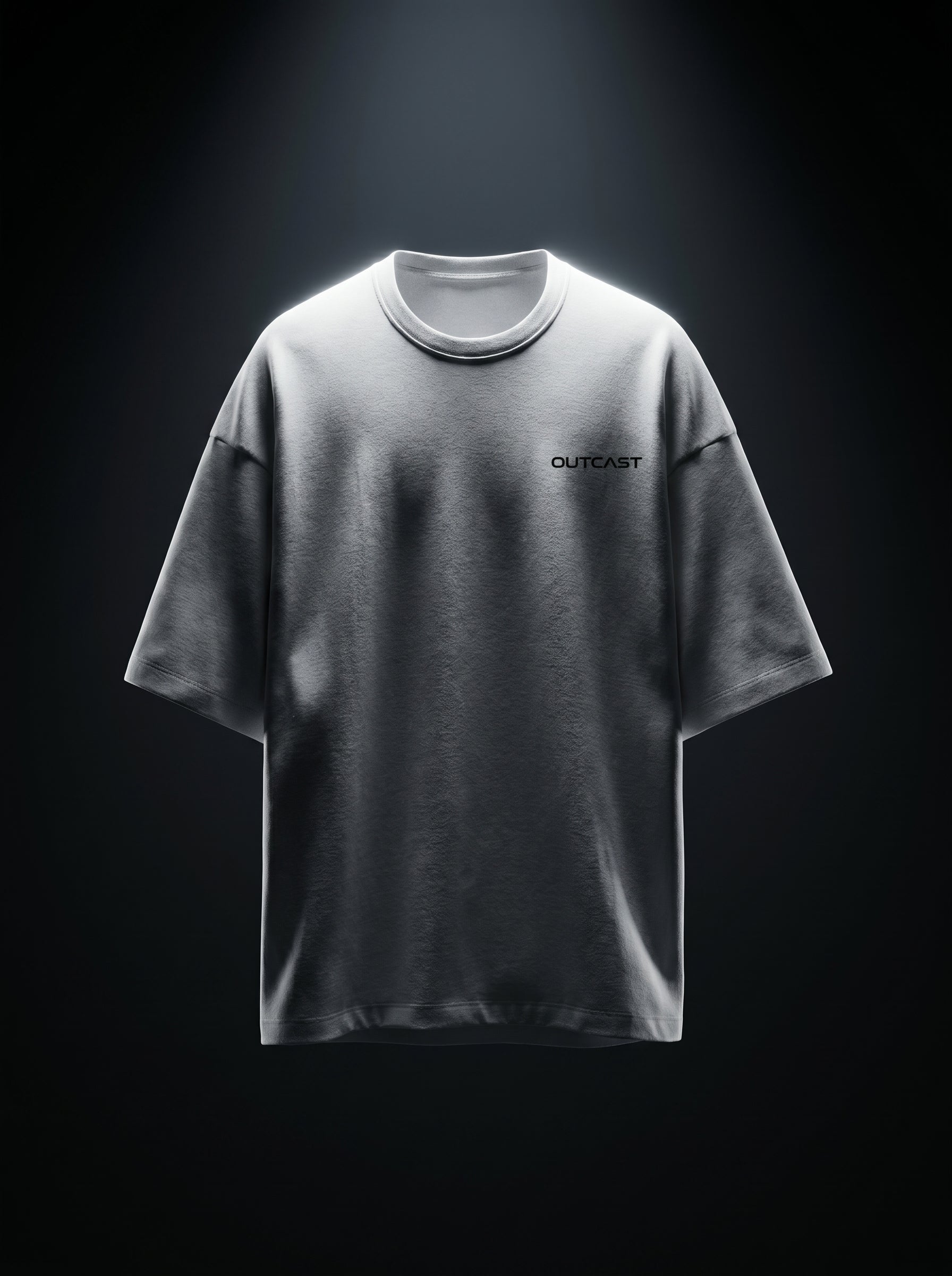 Outcast Core Oversized Tee – view 5 | OutCastClub basic oversized tee India