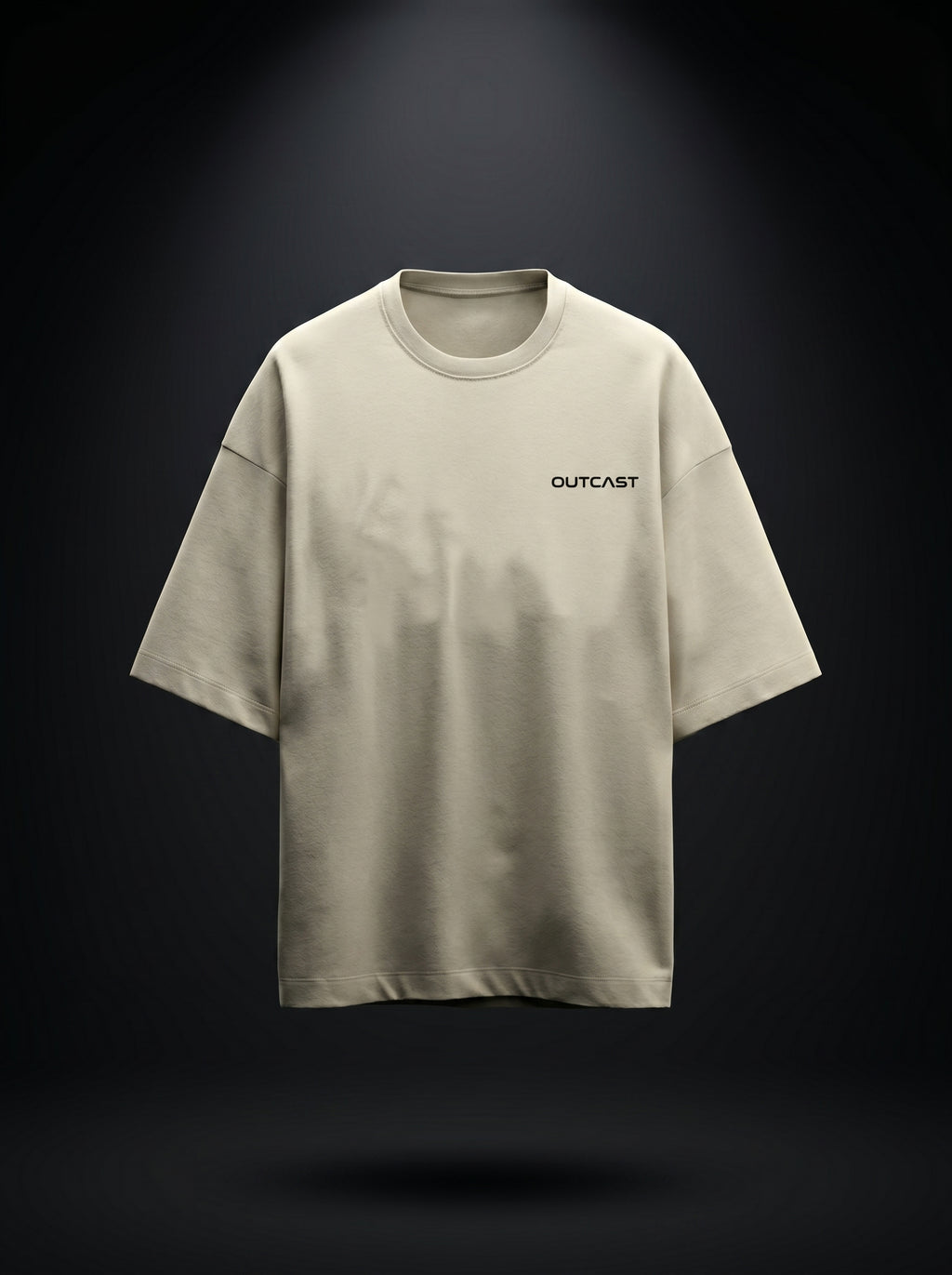 Outcast Core Oversized Tee – lifestyle shot | OutCastClub basic oversized tee India