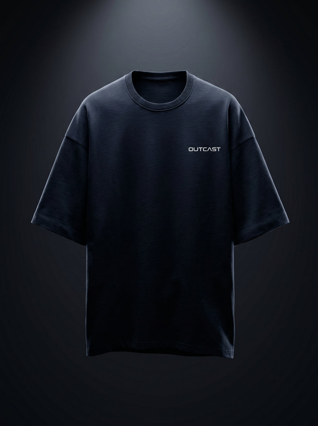 Outcast Core Oversized Tee – view 13 | OutCastClub basic oversized tee India