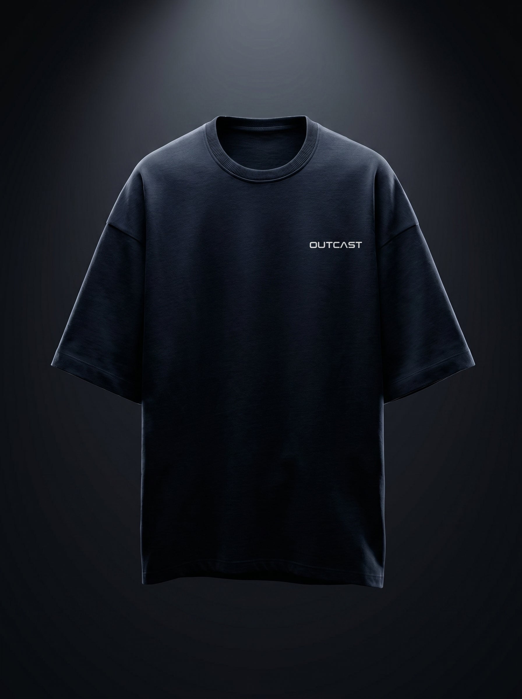 Outcast Core Oversized Tee – view 13 | OutCastClub basic oversized tee India