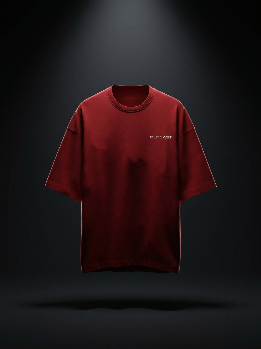 Outcast Core Oversized Tee – view 14 | OutCastClub basic oversized tee India