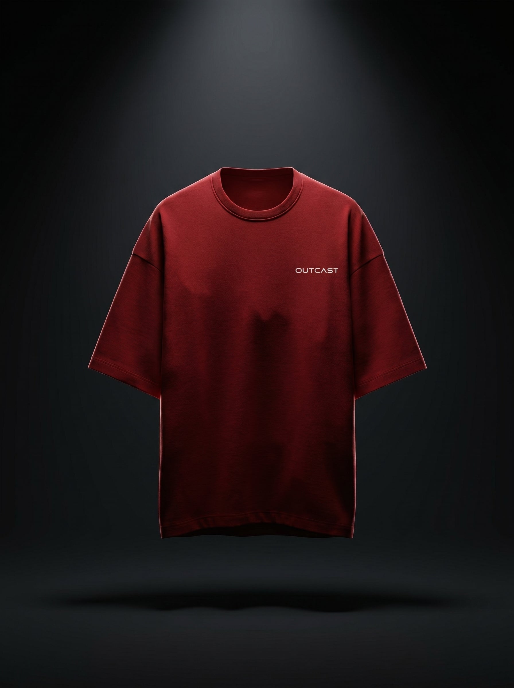 Outcast Core Oversized Tee – view 14 | OutCastClub basic oversized tee India