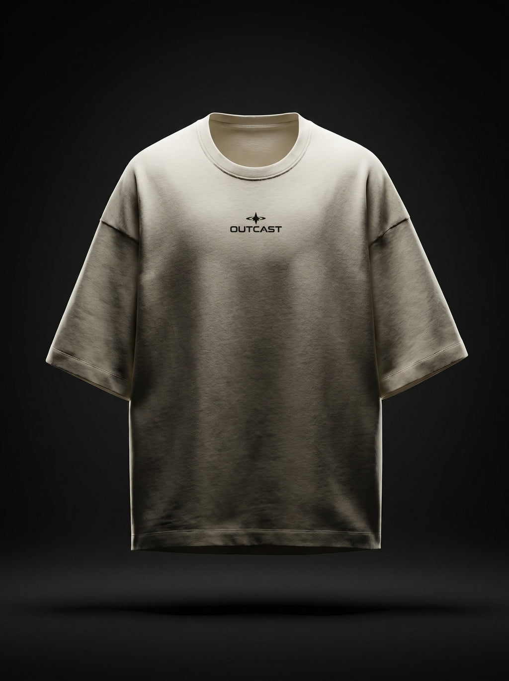 Outcast Essential Oversized T-Shirt – alternate view | OutCastClub oversized t shirt India