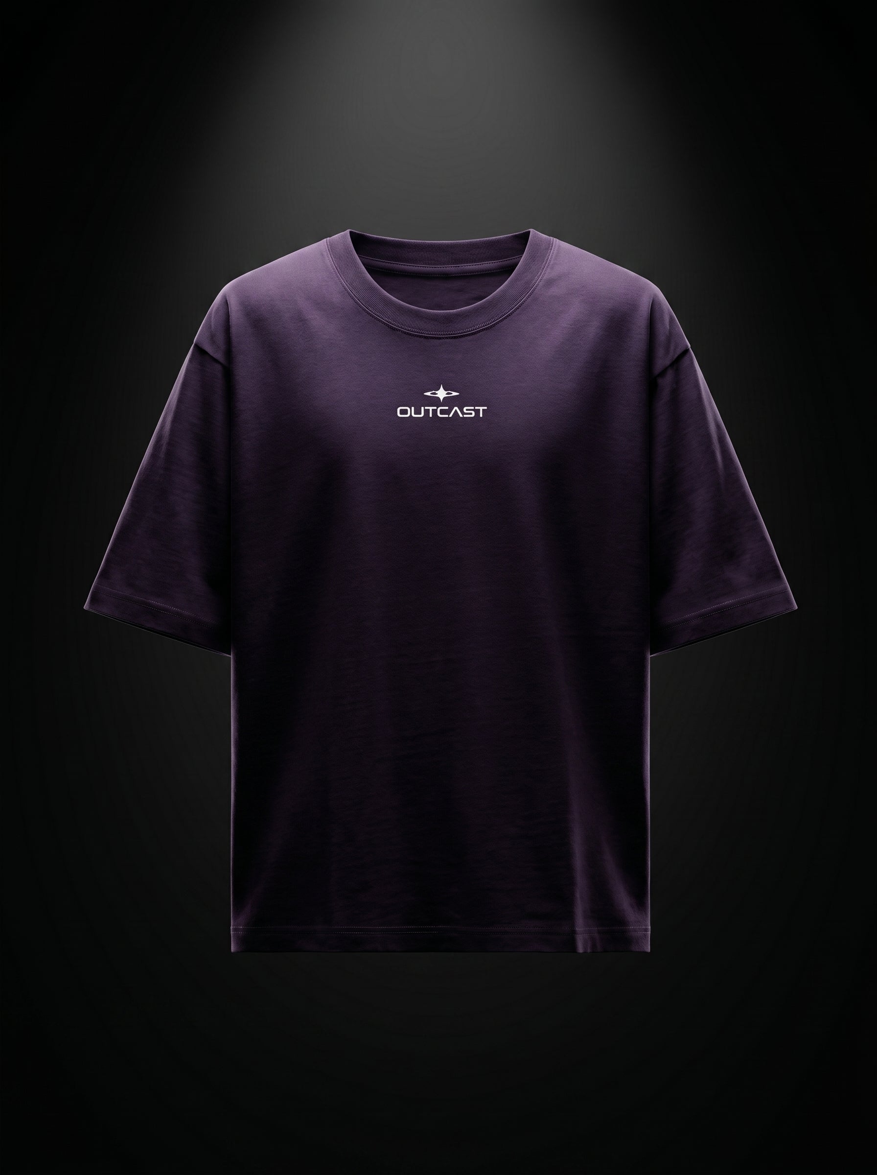 Outcast Essential Oversized T-Shirt – alternate view | OutCastClub oversized t shirt India