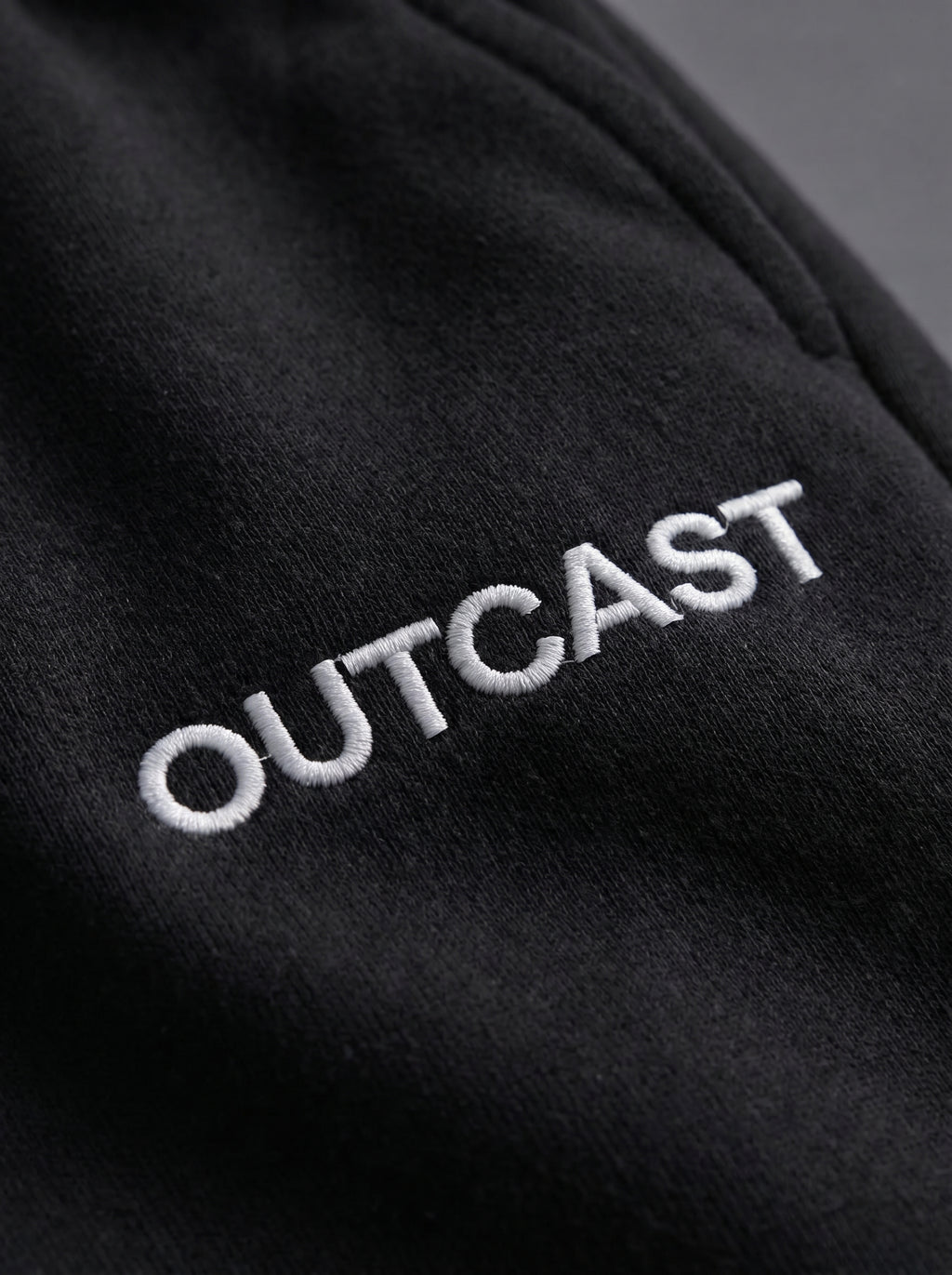 Essential Flow Sweatpants – detail close-up | OutCastClub oversized sweatpants India