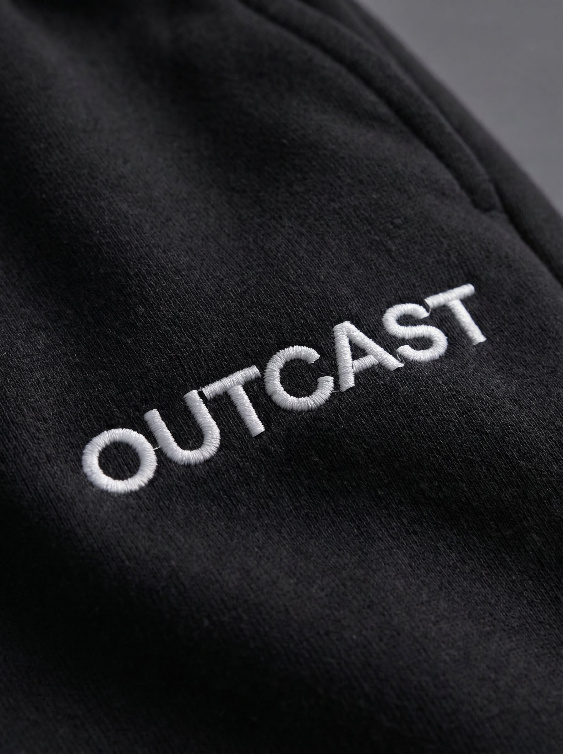 Essential Flow Sweatpants – detail close-up | OutCastClub oversized sweatpants India
