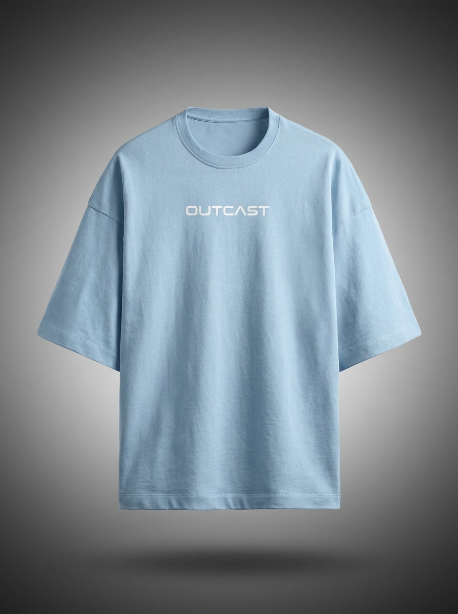 Rebellion State Oversized TShirt – front view | OutCastClub graphic streetwear India