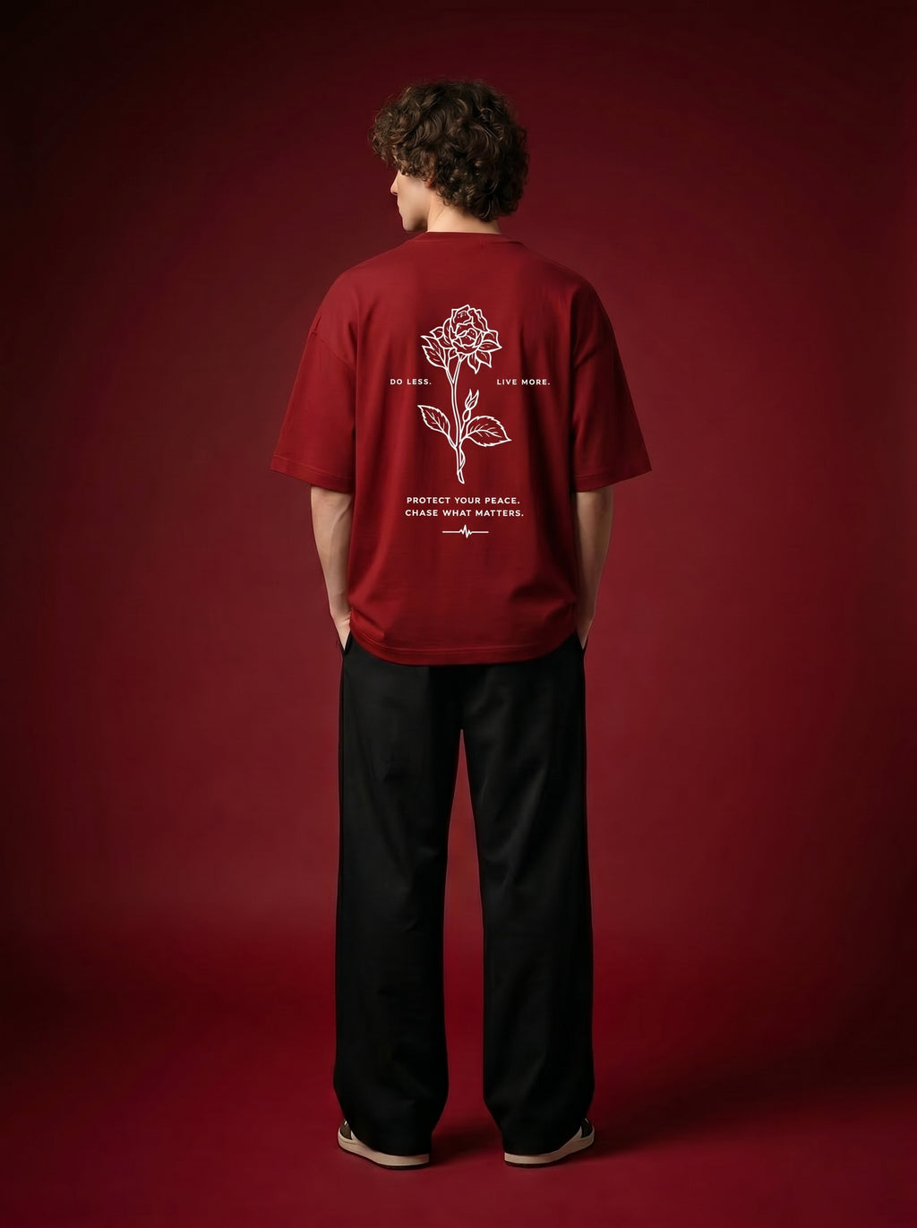 Outcast Serenity Oversized Tee – view 4 | OutCastClub graphic t shirt India