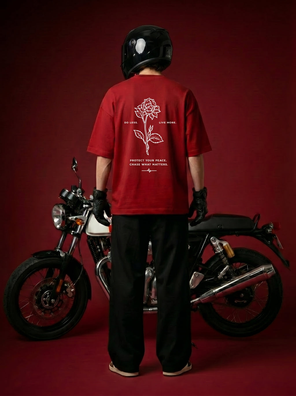 Outcast Serenity Oversized Tee – main product shot | OutCastClub graphic t shirt India