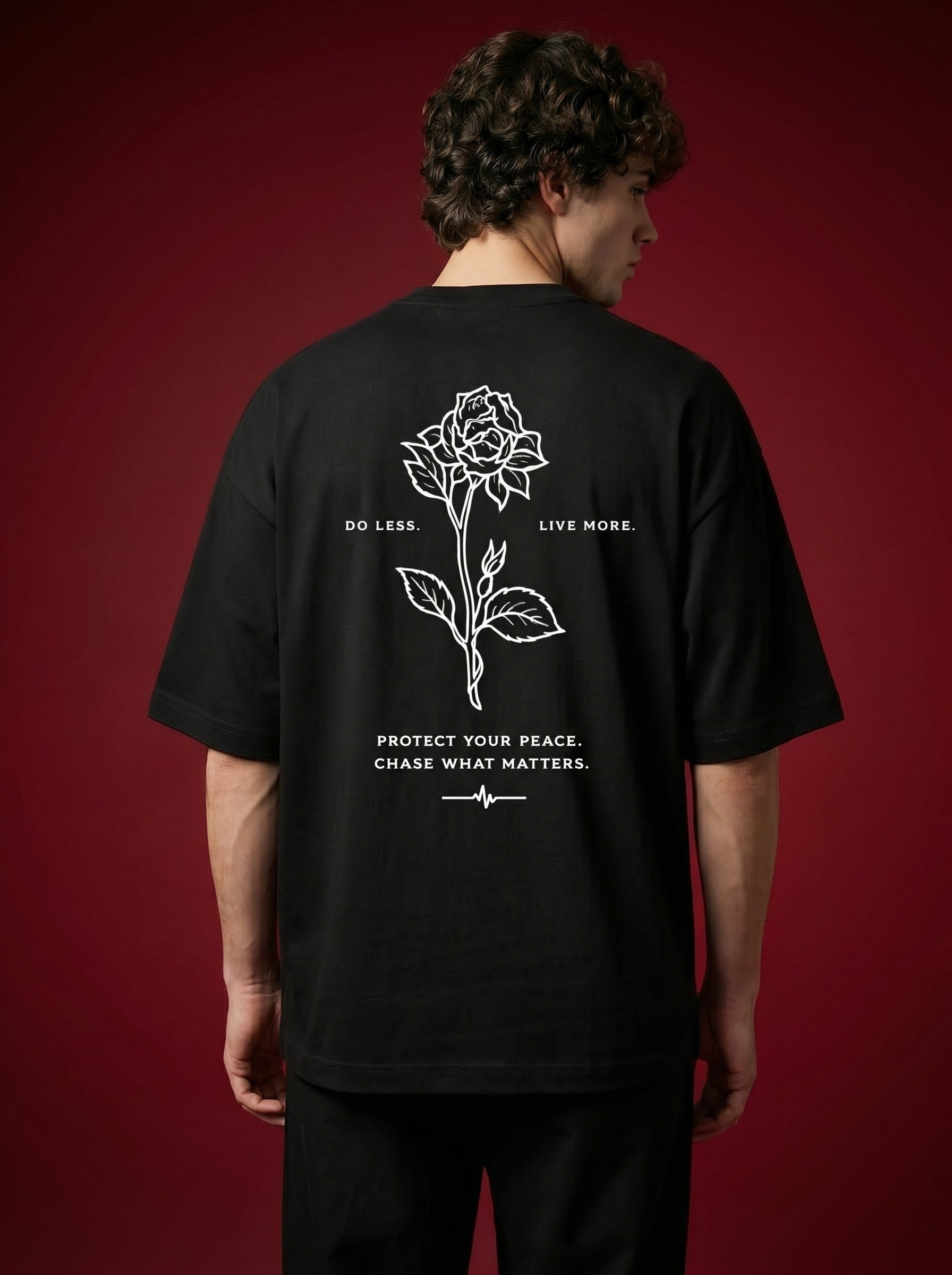 Outcast Serenity Oversized Tee – view 8 | OutCastClub graphic t shirt India