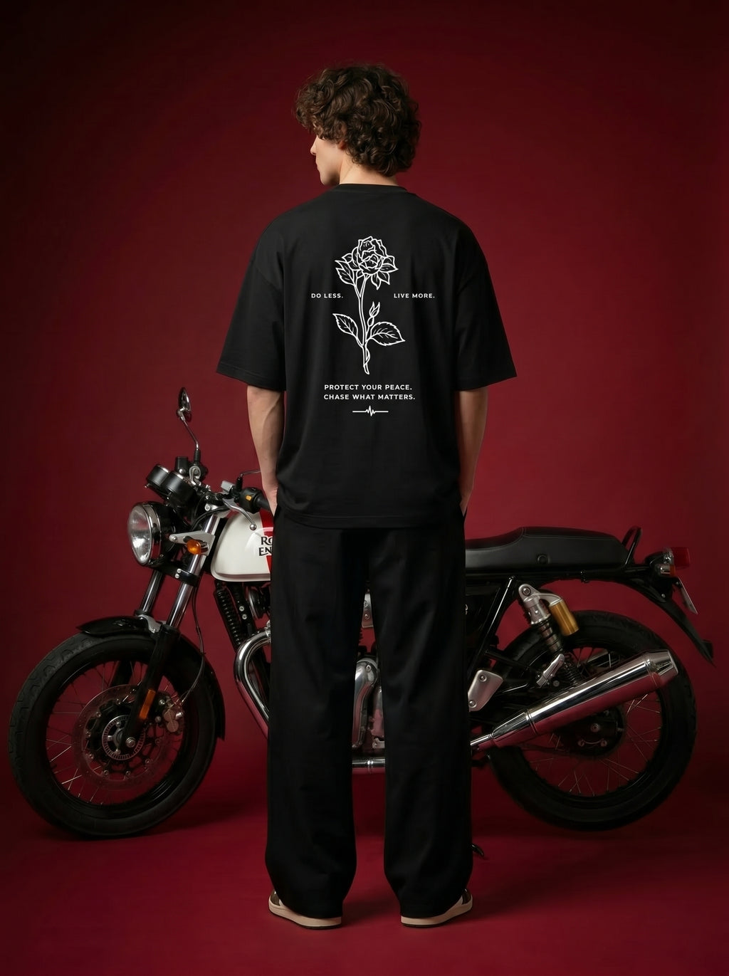 Outcast Serenity Oversized Tee – view 6 | OutCastClub graphic t shirt India