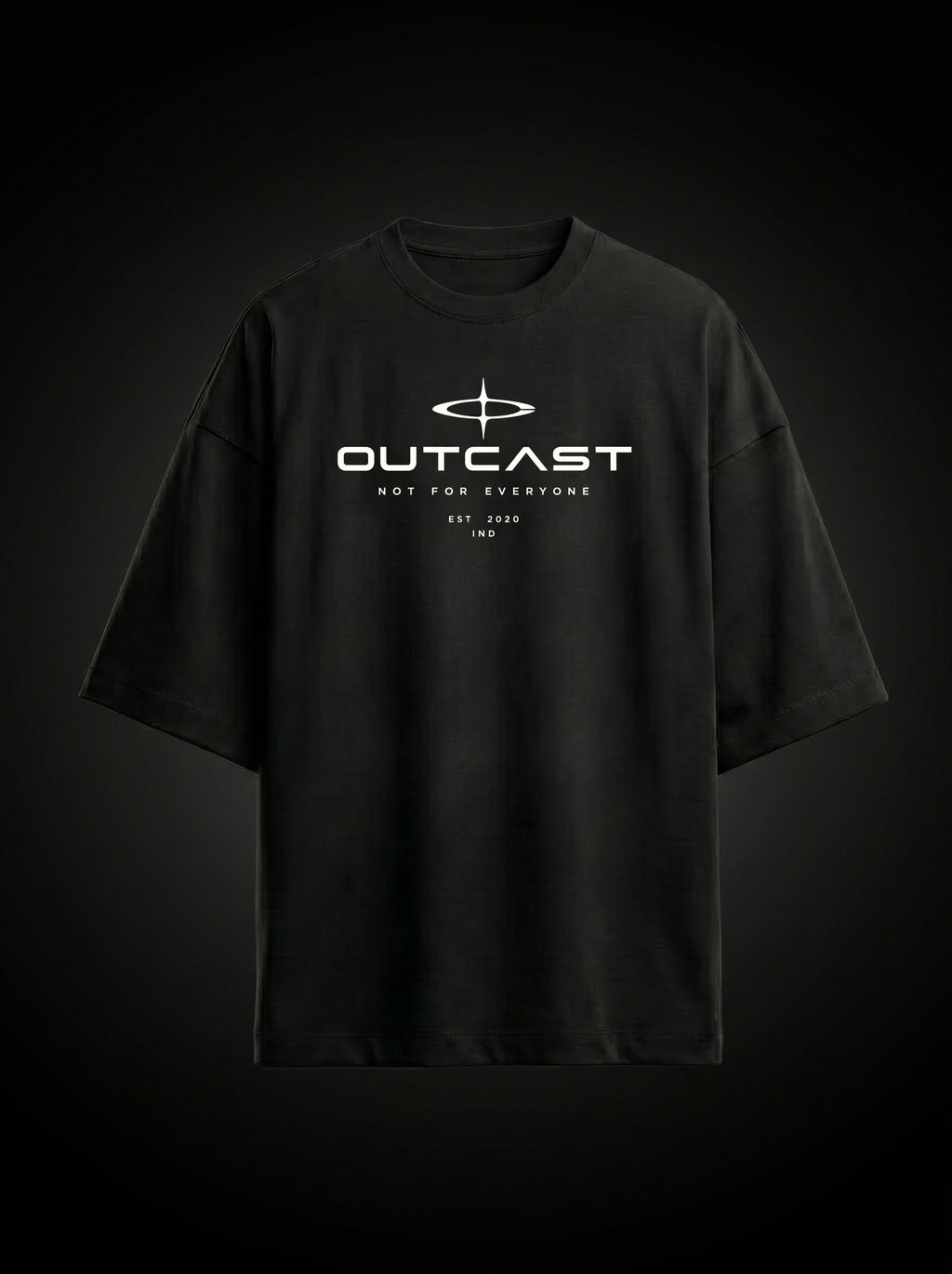 Outcast “Not For Everyone” Oversized Tee – view 5 | OutCastClub oversized t shirt India