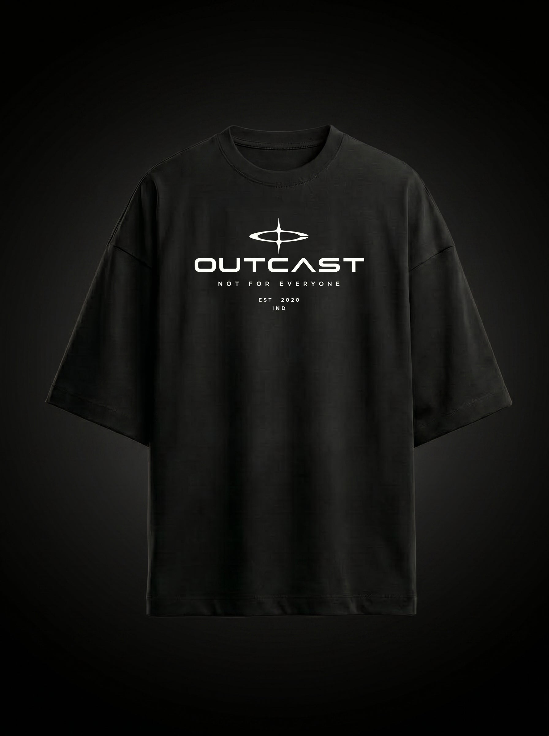 Outcast “Not For Everyone” Oversized Tee – view 5 | OutCastClub oversized t shirt India