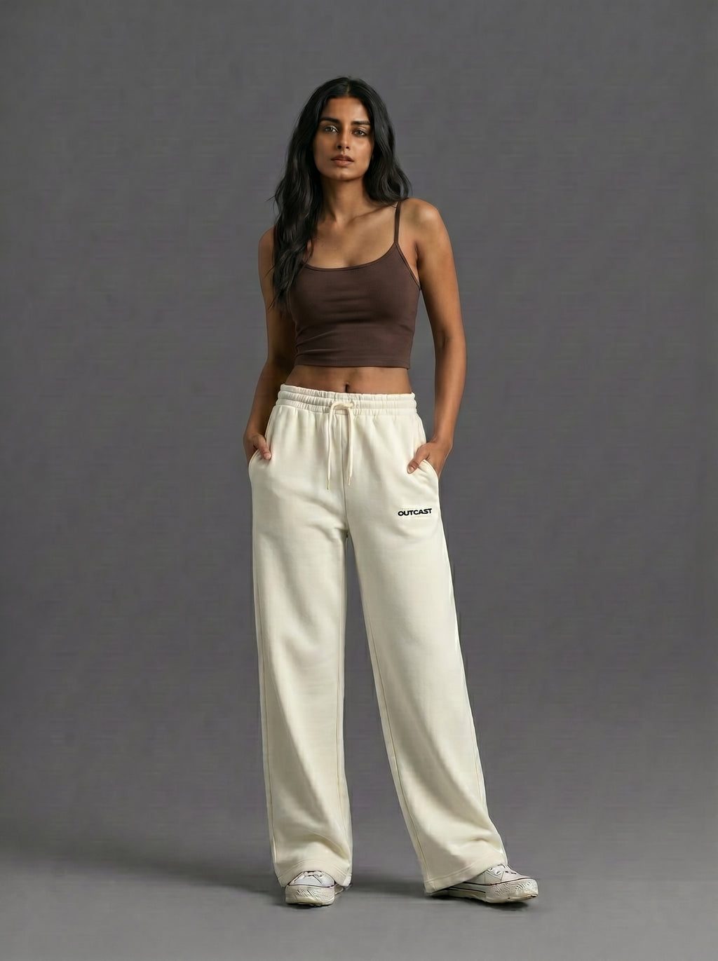 Essential Flow Sweatpants – main product shot | OutCastClub oversized sweatpants India