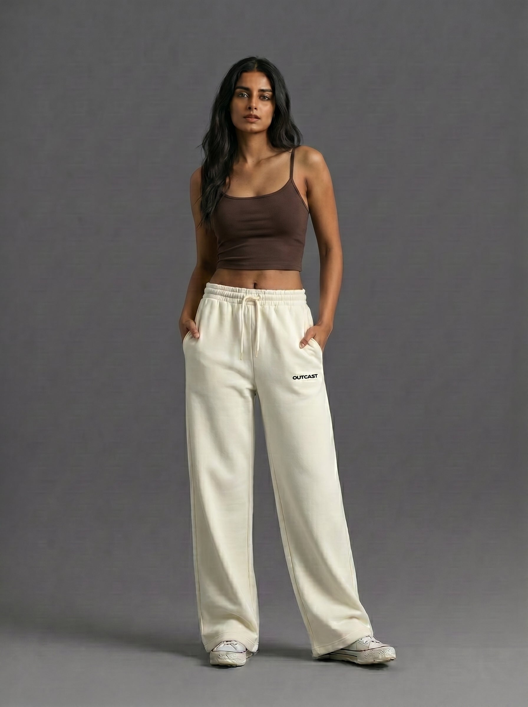 Essential Flow Sweatpants – main product shot | OutCastClub oversized sweatpants India