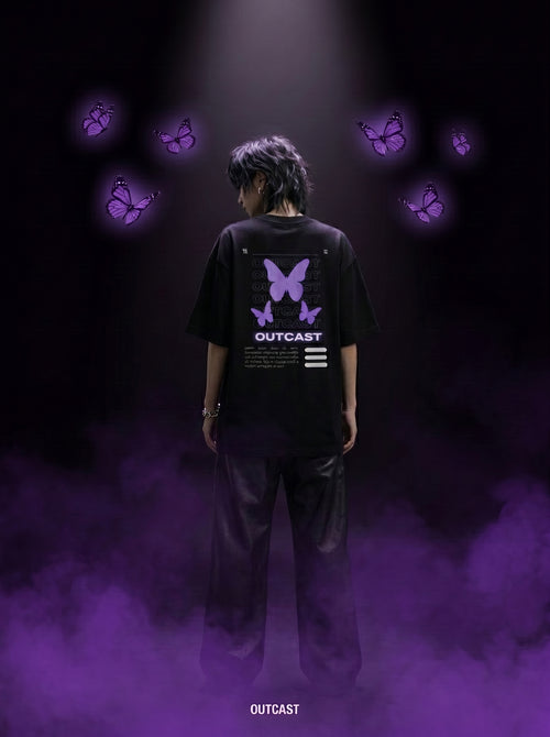 Outcast "Butterfly" Oversized Tee