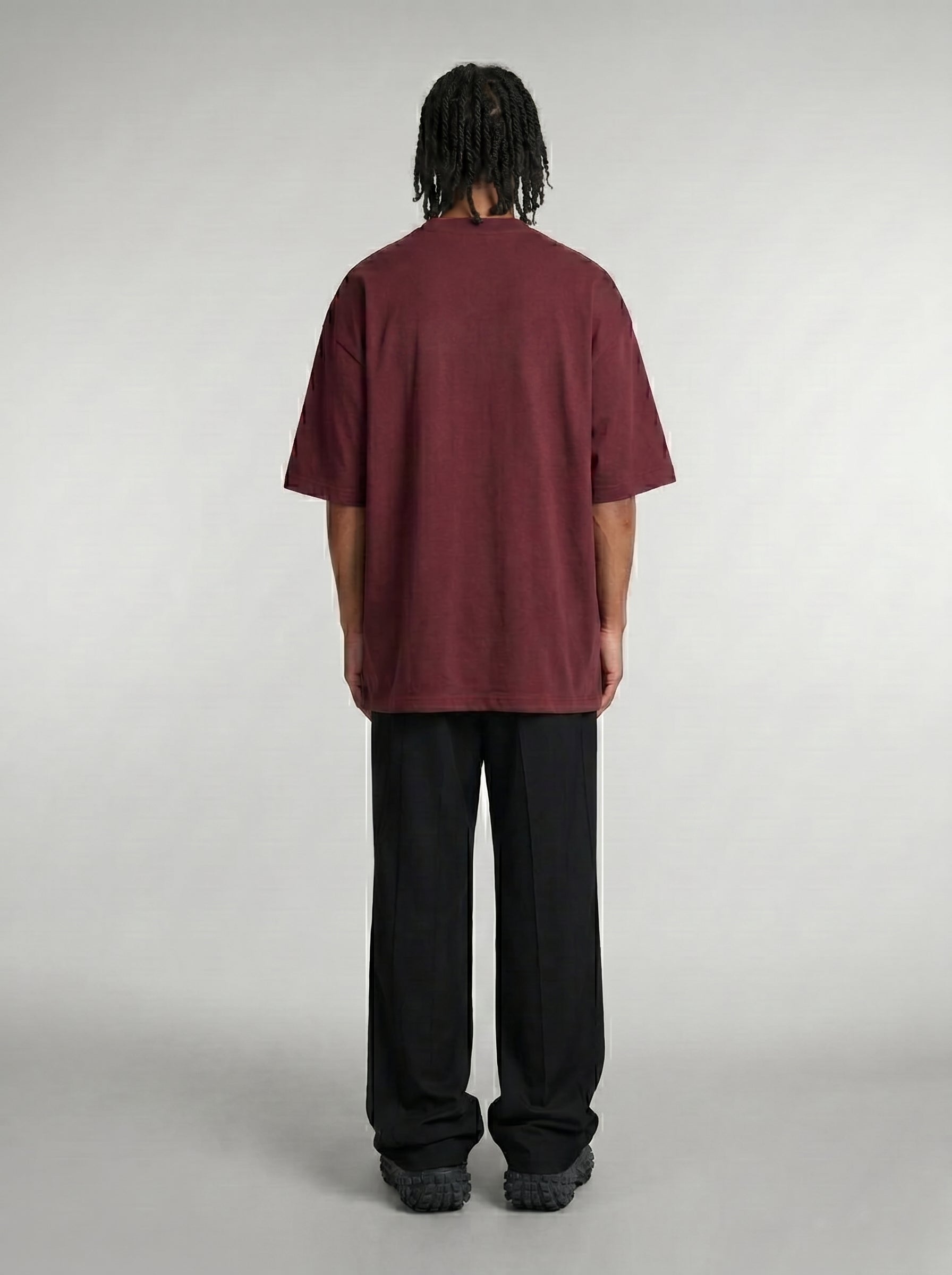 Outcast Core Oversized Tee – view 10 | OutCastClub basic oversized tee India