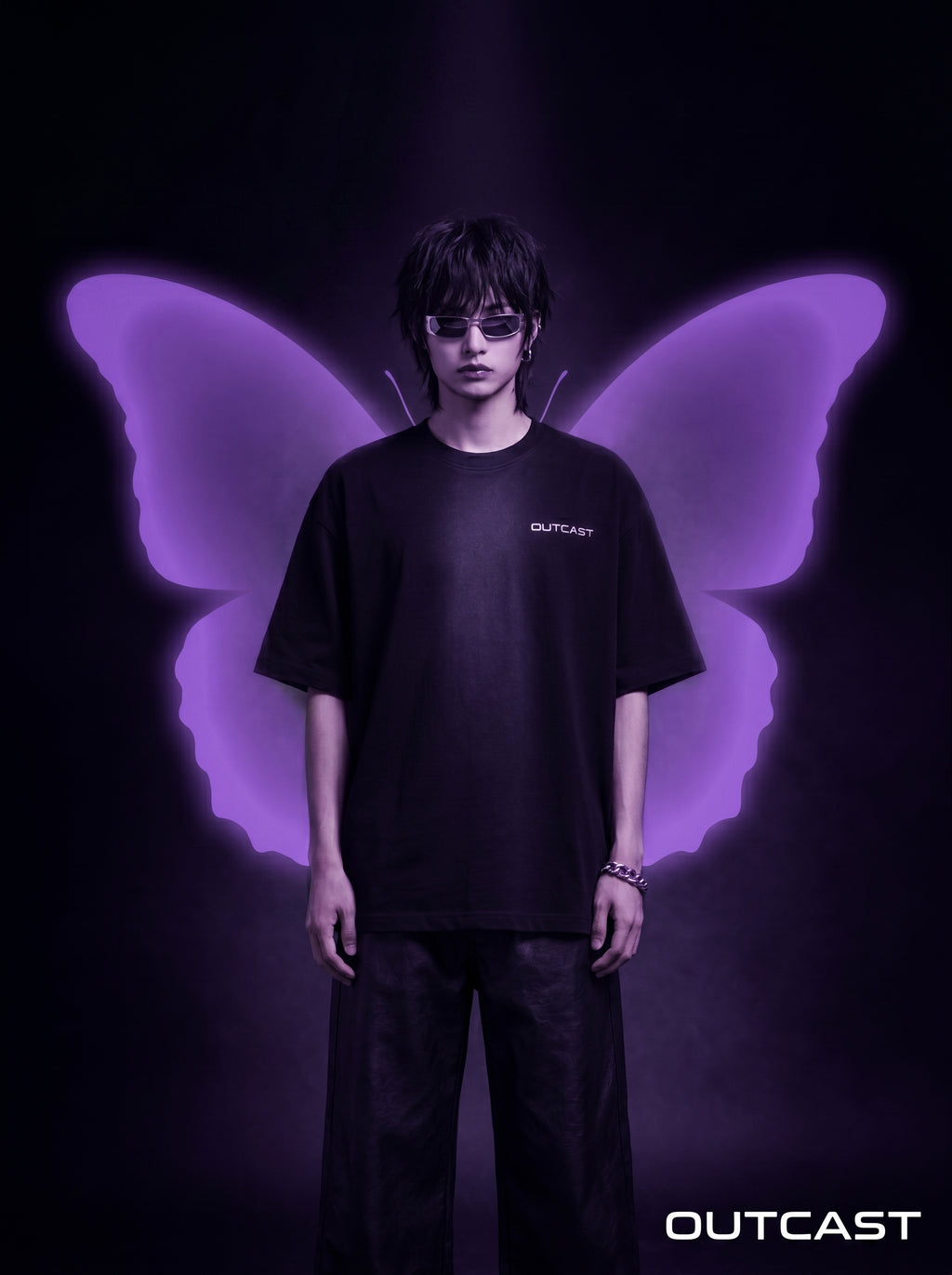 Outcast "Butterfly" Oversized Tee