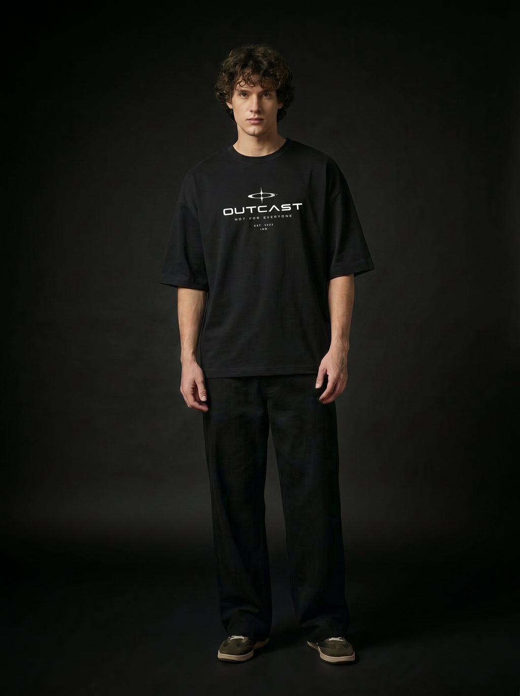 Outcast “Not For Everyone” Oversized Tee – view 7 | OutCastClub oversized t shirt India