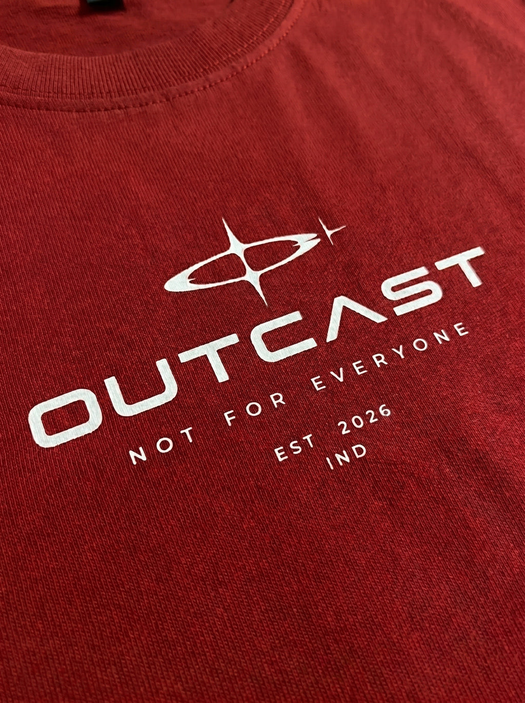 Outcast “Not For Everyone” Oversized Tee – view 4 | OutCastClub oversized t shirt India