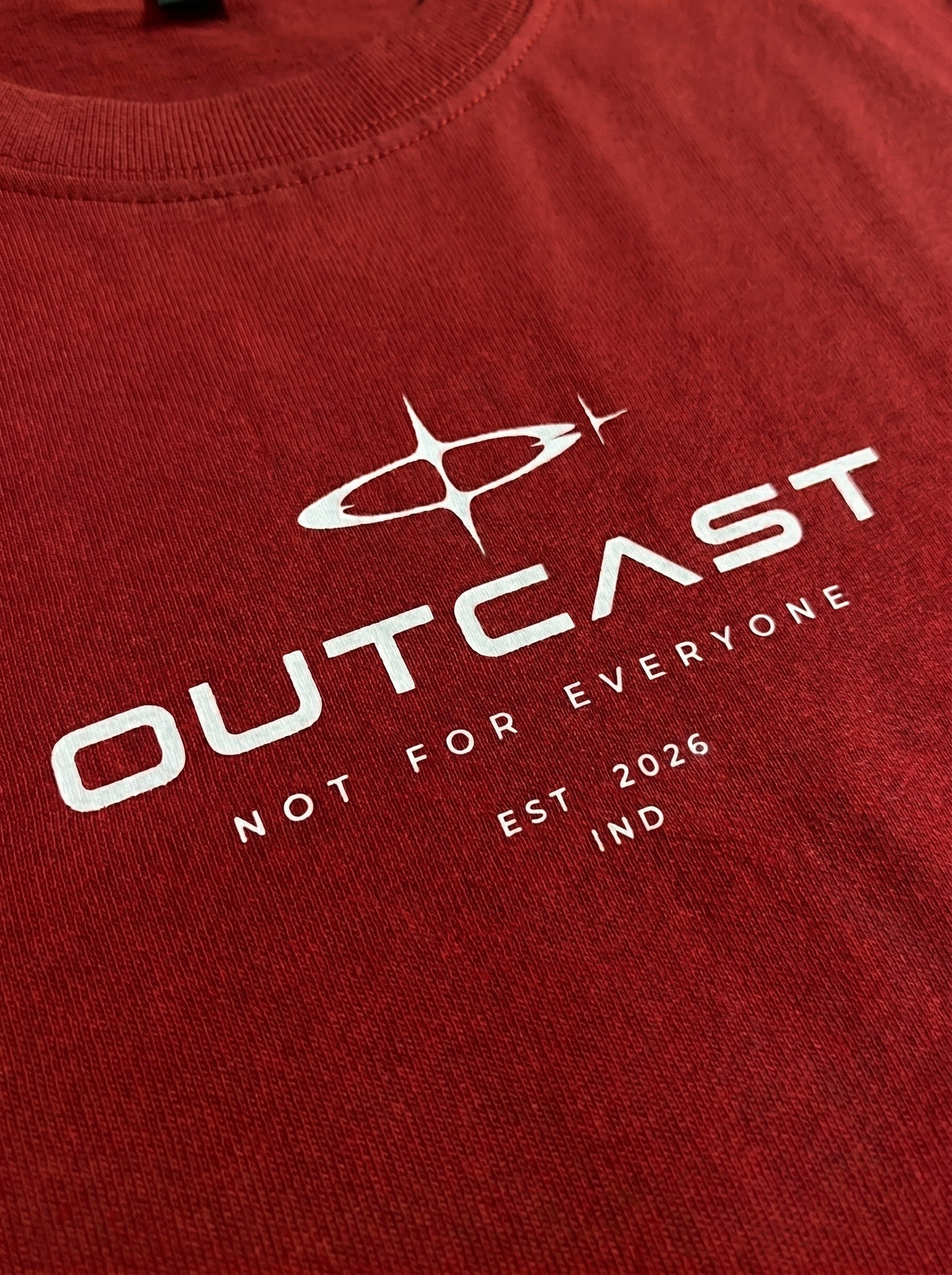 Outcast “Not For Everyone” Oversized Tee – view 4 | OutCastClub oversized t shirt India