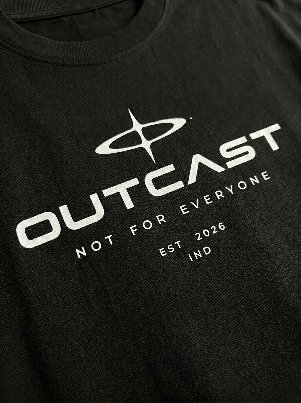 Outcast “Not For Everyone” Oversized Tee – view 3 | OutCastClub oversized t shirt India