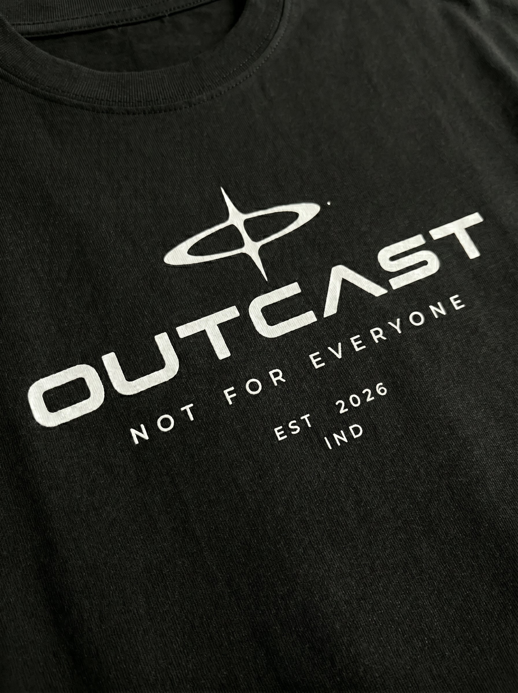 Outcast “Not For Everyone” Oversized Tee – view 3 | OutCastClub oversized t shirt India